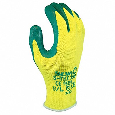 G2618 Coated Gloves Green/Yellow M