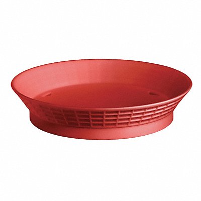 Diner Platter 9 in W Red PK12