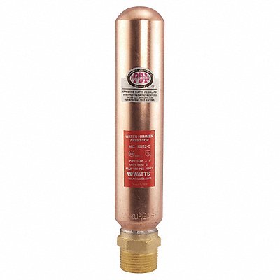 Water Hammer Arrestor 1 In MNPT Copper