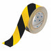 G5686 Floor Tape Black/Yellow 2 inx100 ft Roll