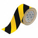 G5687 Floor Tape Black/Yellow 3 inx100 ft Roll