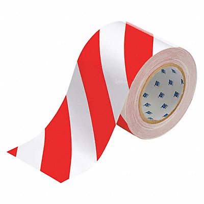 G5688 Floor Tape Red/White 4 inx100 ft Roll