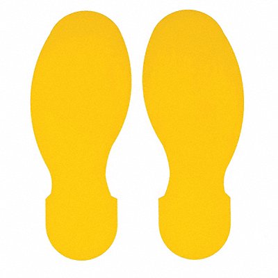 G5695 Floor Tape Yellow 3.5 inx10 in Foot PK10