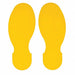 G5695 Floor Tape Yellow 3.5 inx10 in Foot PK10