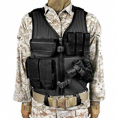 Omega Elite Vest Cross Draw Black 