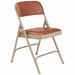 Folding Chair Vinyl Brown PK4