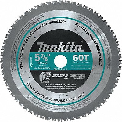 Circular Saw Blade 5 7/8 in Blade