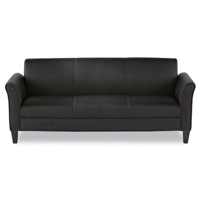 SOFA,LEATHER,BK