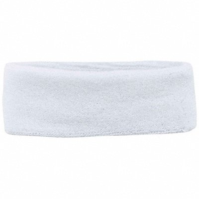 HeadSweatband White Universal Terrycloth