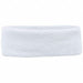 HeadSweatband White Universal Terrycloth