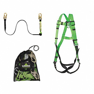 Fall Kit Harness 6ft.Lanyard Sn Hook Bag