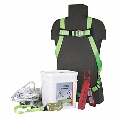 Roofers Kit Anchor Unv Harness 50ft.