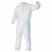 Coveralls 5XL Wht PP SMS Fabric PK25