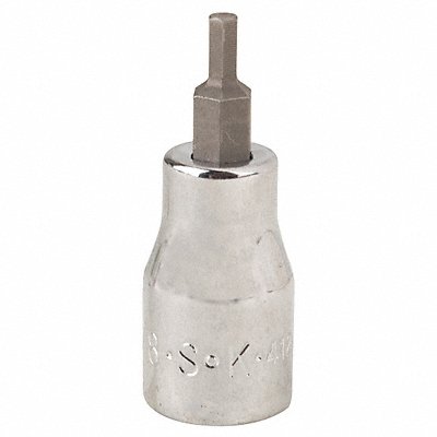 Socket Bit Steel 3/8 in TpSz 1/8 in