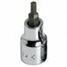 Socket Steel Chrome 3/16 in