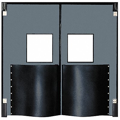 G4687 Swinging Door 7 x 5 ft Metallic Gray PR