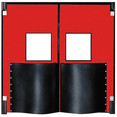 G4691 Swinging Dr 8x8 ft Red Polyethylene PR