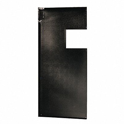 Flexible Swinging Door 8 x 3 ft Black