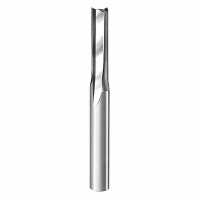 Solid Router Bit 3/16 Spiral O-Flute