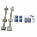 HPLC 2-Stack Fastener Kit Gray