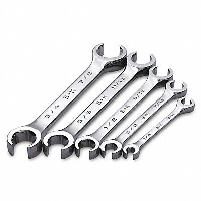 Flare Nut Wrench Set 5 Pieces 6 Pts