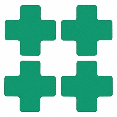 G5702 Floor Tape Green 2 inx5 in Cross PK20