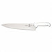 Chefs Knife 12 in Blade White Handle