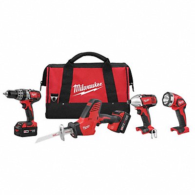 Cordless Combination Kit 4 Tools 18V DC