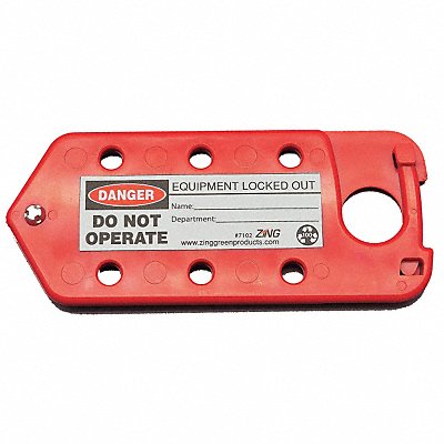 Labeled Lockout Hasp Snap-On 6 Lock