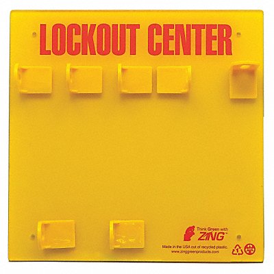 Lockout Board Unfilled 11-1/2 In H