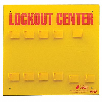 Lockout Board Unfilled 15 In H