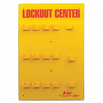 Lockout Board Unfilled 23-1/2 In H