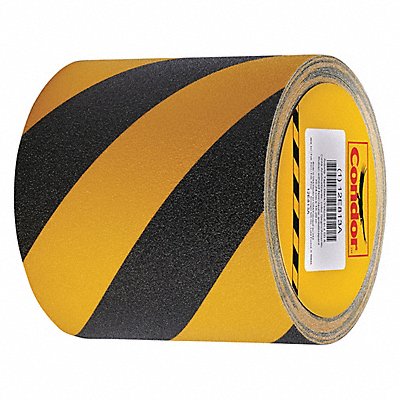 AntiSlip Tape 60 ftLx6 W BLK/YLW 60Grit