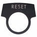 Legend Plate Reset White/Black