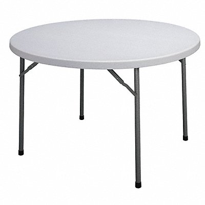 Folding Table Round Polyethylene 60 Dia