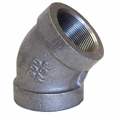 45 Elbow Malleable Iron 1 1/2 in