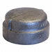 Round Cap Malleable Iron 3/8 in NPT