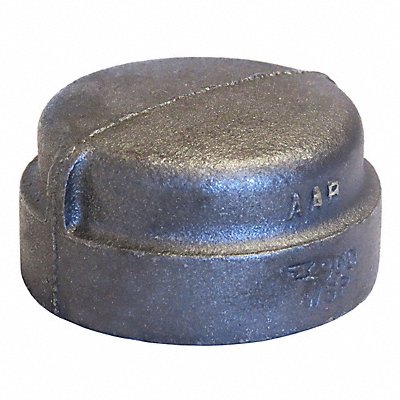 Round Cap Malleable Iron 3/4 in NPT