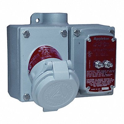 Pin  Sleeve Receptacle w/GFCI 20A 3P 2W