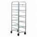 Bin Cart 18 1/2 in W 68 in H Silver