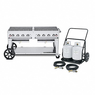 Gas Grill w/Cart LP BtuH 129000