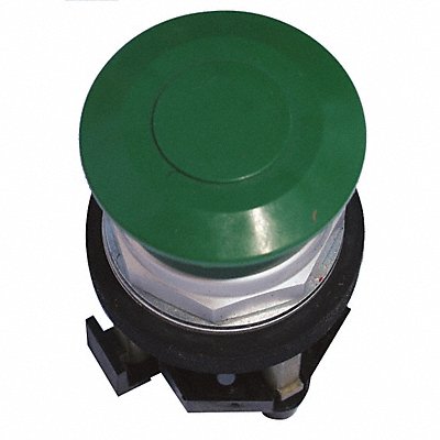 H7007 Non-Illum Push Button 30mm Green