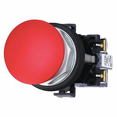 H7007 Non-Illum Push Button 30mm Mushroom Red