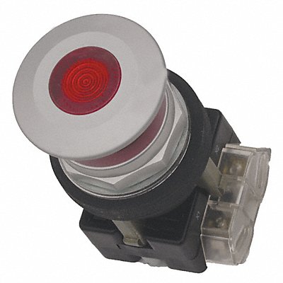 H4184 Illuminated Push Button 30mm 1NO Red