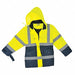 Ladies Jacket Hi-Vis XL Ylw/Nvy