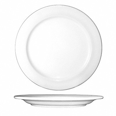 Plate 6 1/4 Dia European White PK36