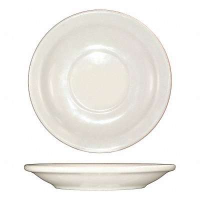 Saucer 5 1/2 Dia American White PK36