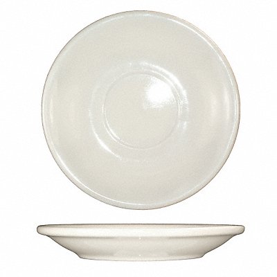 Saucer 5 1/8 Dia American White PK36