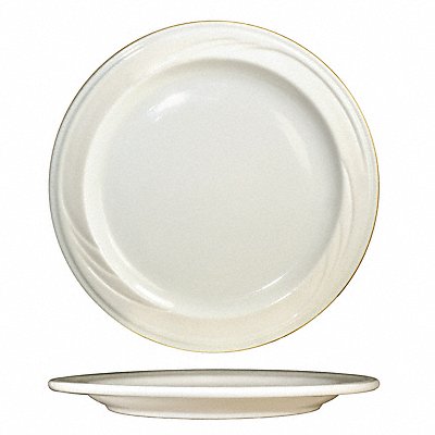 Plate 7 1/4 Dia American White PK36