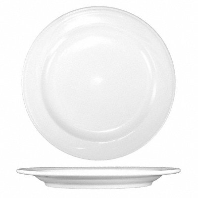 Plate 9 5/8 Dia Bright White PK24